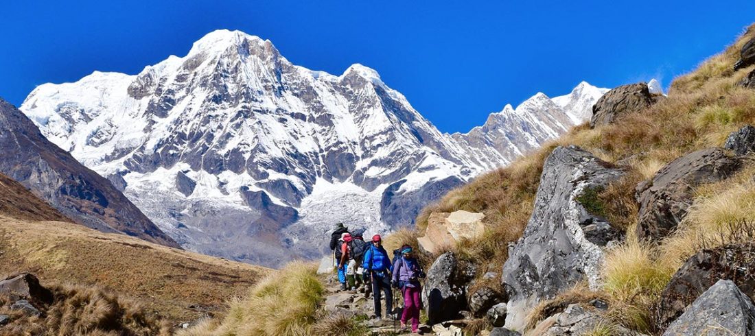 returing from annapurna-base camp