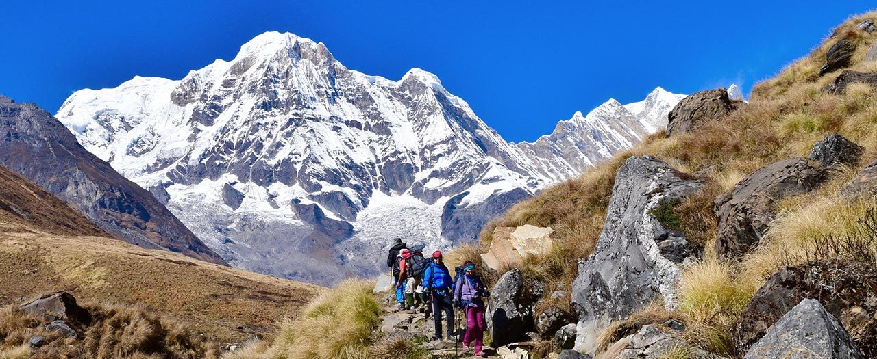 returing from annapurna-base camp