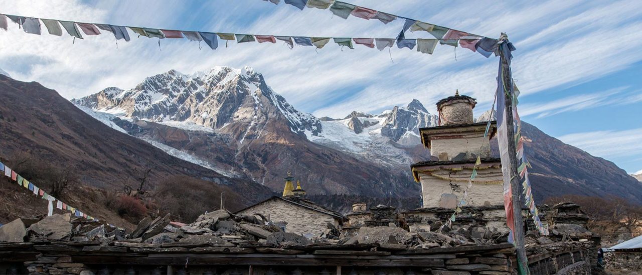 view of mount manaslu